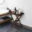 1 Pcs Solid Teak Wood Tray Table 28" High Folding Table With Removable Tray Top
