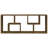 vidaXL Wall Shelf Wall-Mounted Display Storage Shelf Rack Engineered Wood-1983579290