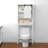 66.9'' H Over-the-Toilet Bathroom Storage Cabinet with Sliding Barn Door