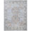Wool Oriental Area Rug in Light Blue And Grey