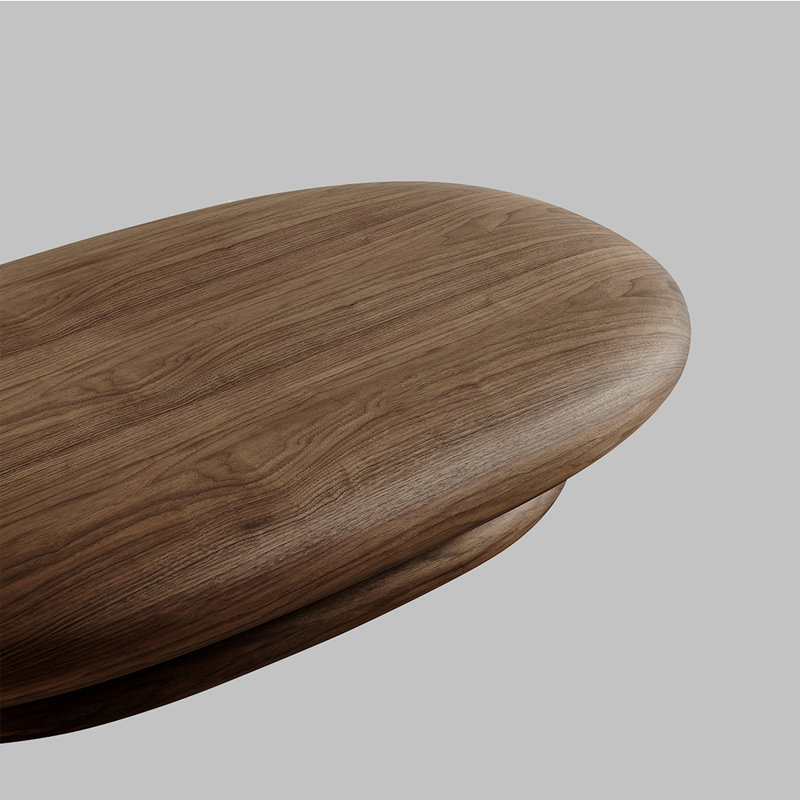 Table basse en bois de style moderne