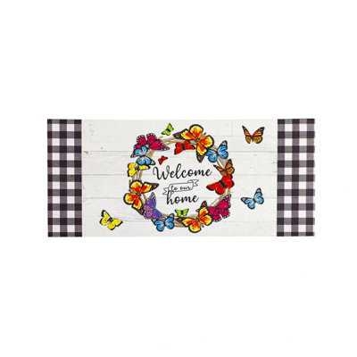 Letisia Non-Slip No Pattern Doormat
