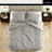 Ultra-soft Faux Fur Bedding Sets, Light Gray, Cozy Home Comfort