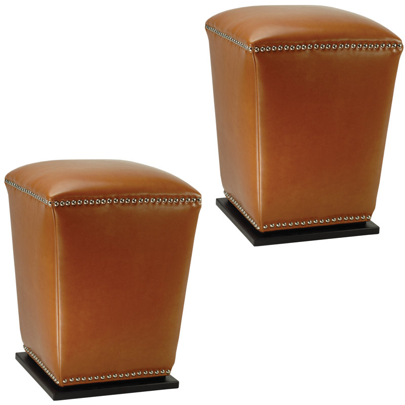 Maiden Upholstered Ottoman, Saddle
