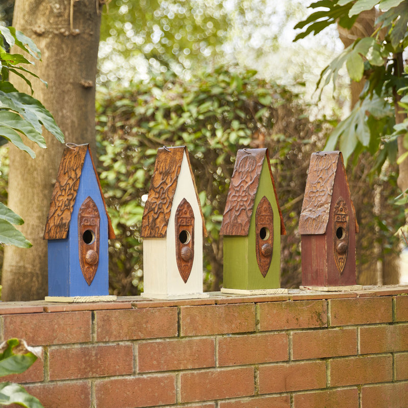 Maison d'oiseaux 12 po x 5 po x 4 po Strader, Vert