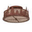 Fitzgerald 4 - Light Flush Mount