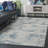 Weybossett Abstract Hand Tufted Wool Cotton Abstract Rug in Ivory/Blue-841717190