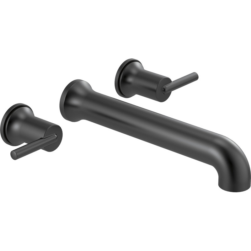 Trinsic Wall Mounted Tub Spout, Matte Black