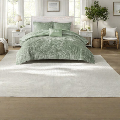 Ensembles de literie en velours luxueux, édredon en polyester pour la maison