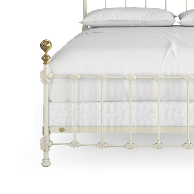 151 Palatial Bed | Complete Standard, California King, Gunmetal/Antique Gold