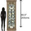 Delia Solid Wood Lighted Curio Cabinet-1383058752