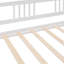Lit de jour simple avec lit gigogne, construction en bois robuste pour une option de couchage supplémentaire dans les espaces fonctionnels blancs et en pin