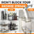  5-Piece Rustproof Stainless Steel Shower Caddy Set