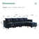 Sabira L Shaped Modular Sectional Couch