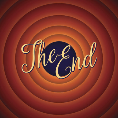 The End - impression sur toile tendue