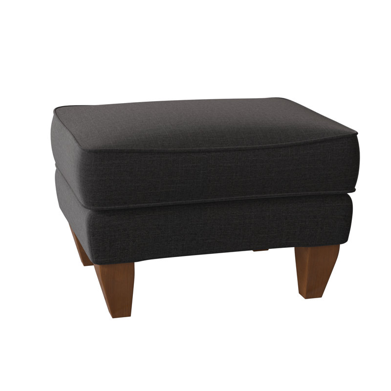 Artisan Ottoman, Pecan, Paradigm 45 Black