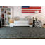 Tapis bleu en laine touffeté à la main Erric-804655544