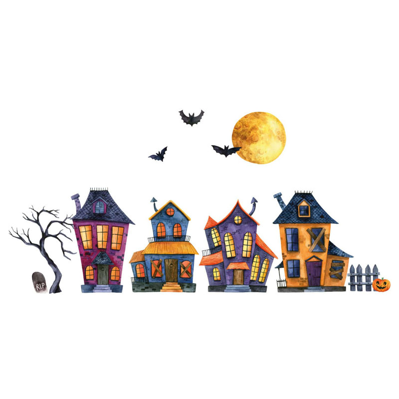 Non-Wall Damaging Wall Decal, 65cm H x 130cm W