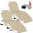 2PK Folding Lounge Chair with 5 Adjustable Positions, Hole, 2 Sided Cushion & Pillow, 2Carry Straps-95215858
