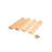 Solid Wood Hanging Wine Glass Rack in Wood