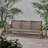 HAMPTON WOOD + WICKER 3 SEATER