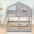 Playhouse-Inspired Twin Over Twin Bunk Bed With Drawers-1015857341
