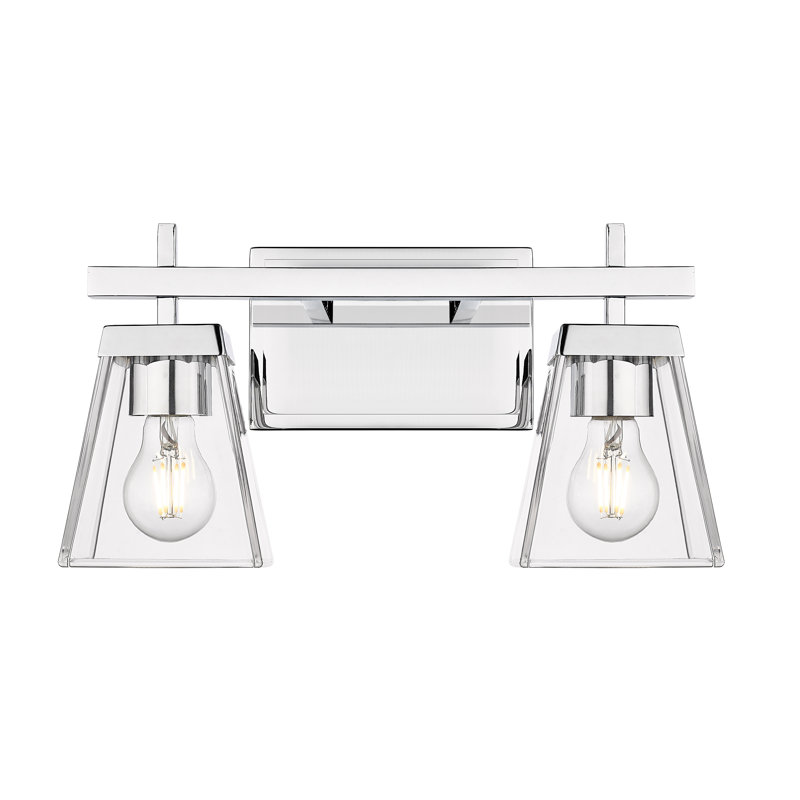 Éclairage pour meuble-lavabo à 2 lumières à intensité variable Arielis, Chrome