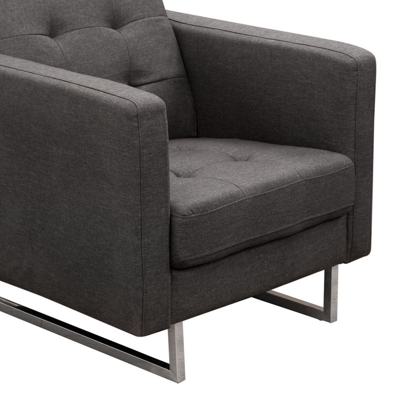 Opus Upholstered Armchair, Grey