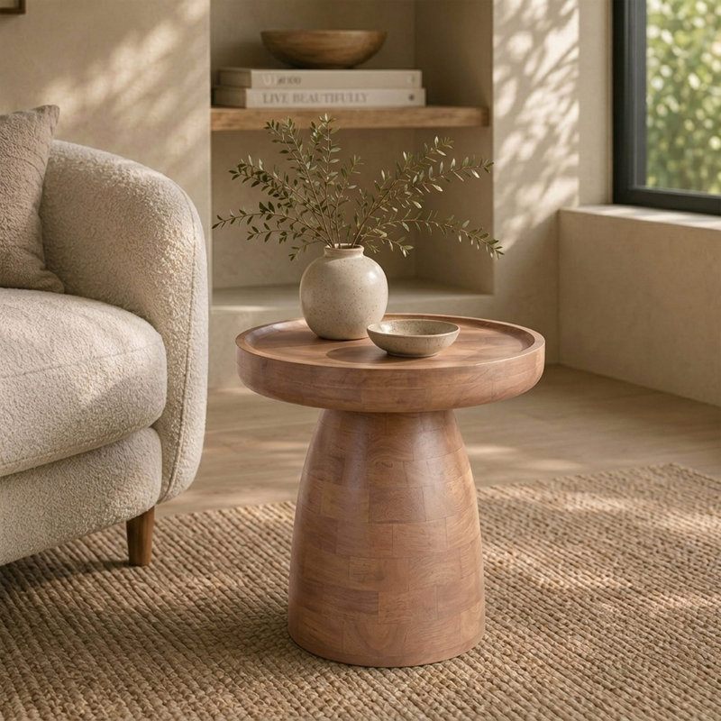 Table de bout Koda, Light Walnut