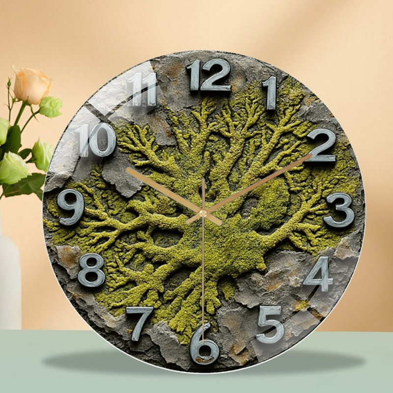 Horloge murale en pierre 12 po