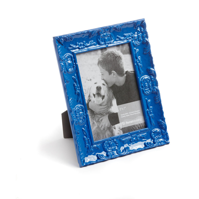 Cadre photo Roma, Bleu, 5 po x 7 po