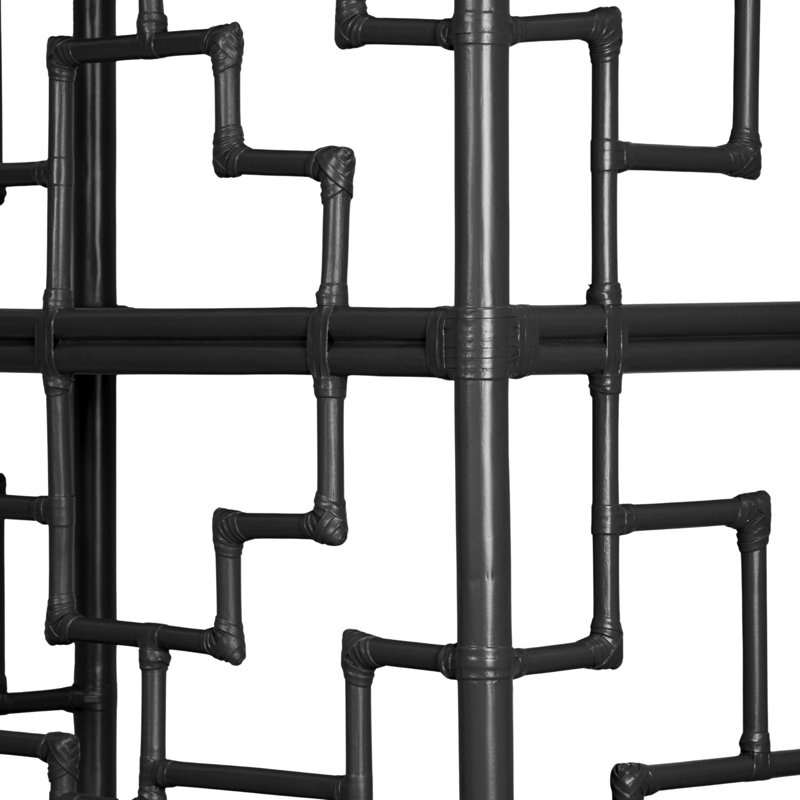 Bibliothèque Tibet H 72 "x l 36", Noir, noir, noir, noir