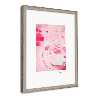 Abstrait Fuschia I par Stefanie Bales - Peinture