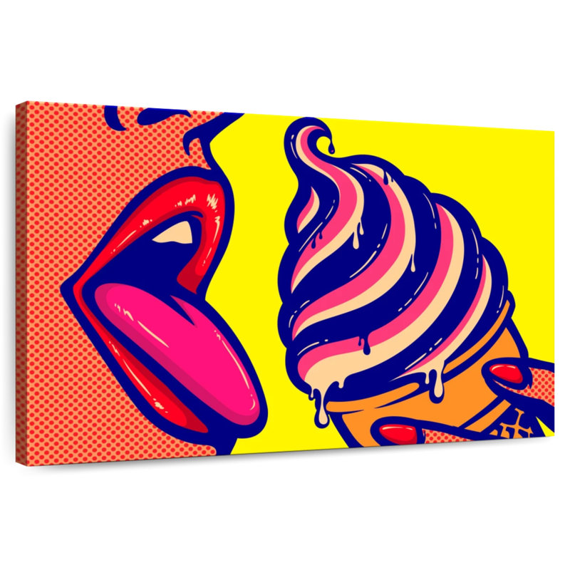 Yarlin Comic Ice Cream, 20" H x 30" W