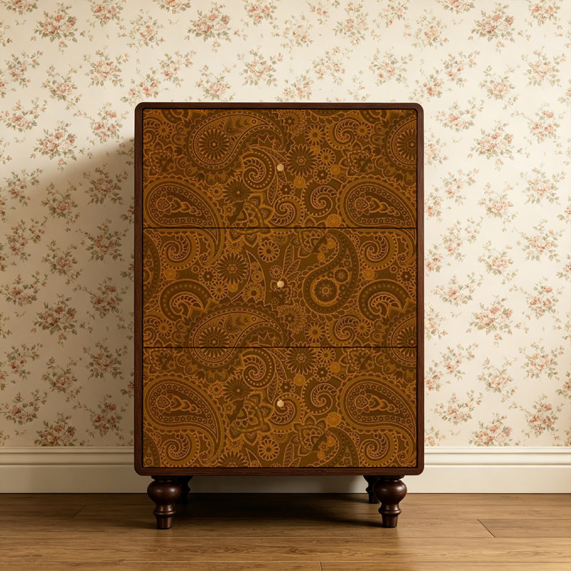 Rangement pour vestibule en bois massif Luxury, Walnut