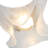 Jamesena LED Flush Mount in Polished Nickel with Icy Glass Shade
