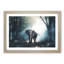 Elephant Roaming in a Green Forest - Picture Frame Graphic Art Print-56713207-56713201
