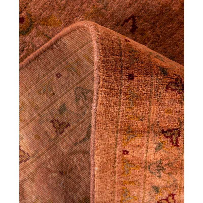 Overdyed One-of-a-Kind 6' 2" X 6' 3" Hand Knotted Area Rug