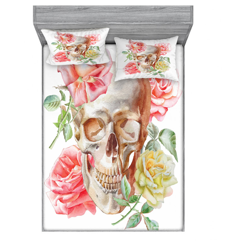 Microfiber Sheet Set, Full Sheet Set with Fitted Sheet
