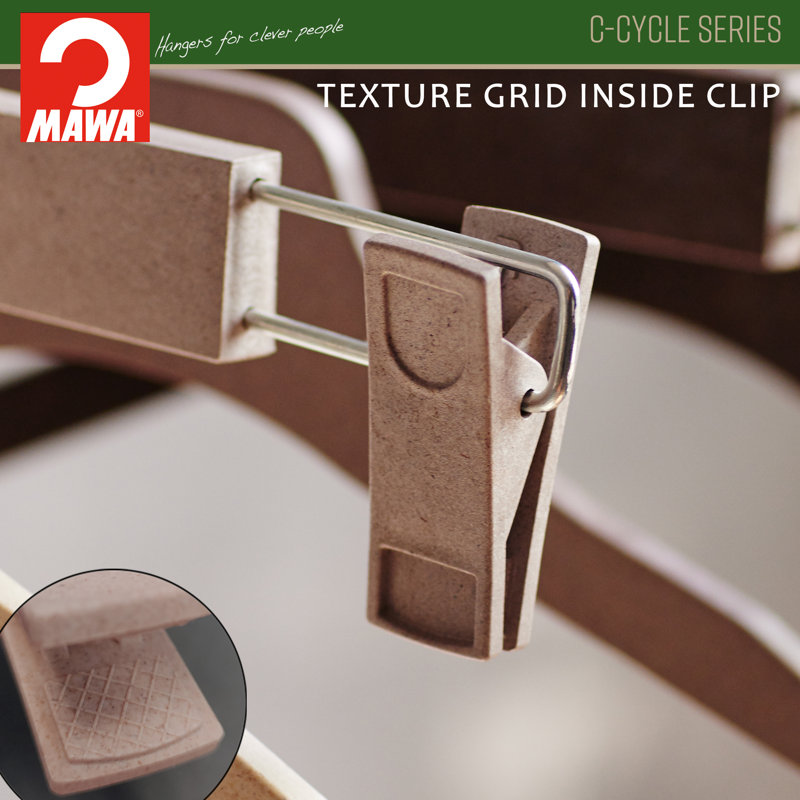 Cintre en plastique pour accessoires, Gris