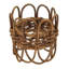 Hughie Rattan Napkin Rings with Twisted Design-83844188