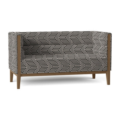 Dyson 58" Tuxedo Arm Loveseat