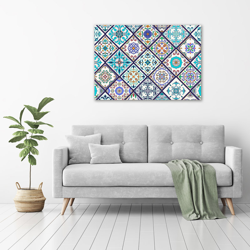 Ceramic Tiles - Wrapped Canvas Print