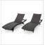 Chaise longue en osier Salem