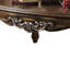 Table basse en chêne antique avec pieds Queen Anne