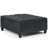 Harrison 36"W Upholstered Vegan Leather Transitional Square Lift-Top Ottoman with Hidden Storage-1296947193