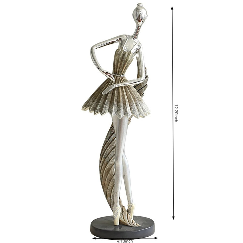 Artistic Ornament, 12.2" H x 4.13" W x 4.13" D