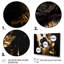 Polina noir et or violettes I - impression-704919864-704919856