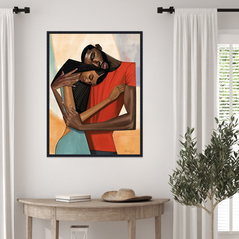 «Comfort» par Cashel, reproduction d'art sur toile encadrée, H 30 po x l 23 po