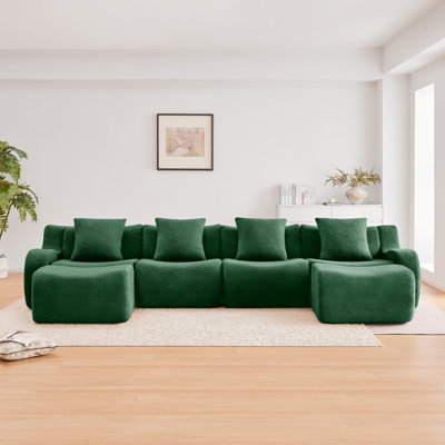 Multi-angle Reclining Teddy Sofa For Living Room Relaxation